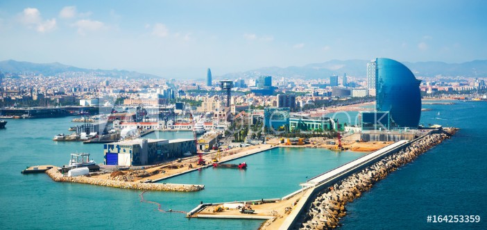 Picture of Port Vell and La Barceloneta district  in Barcelona